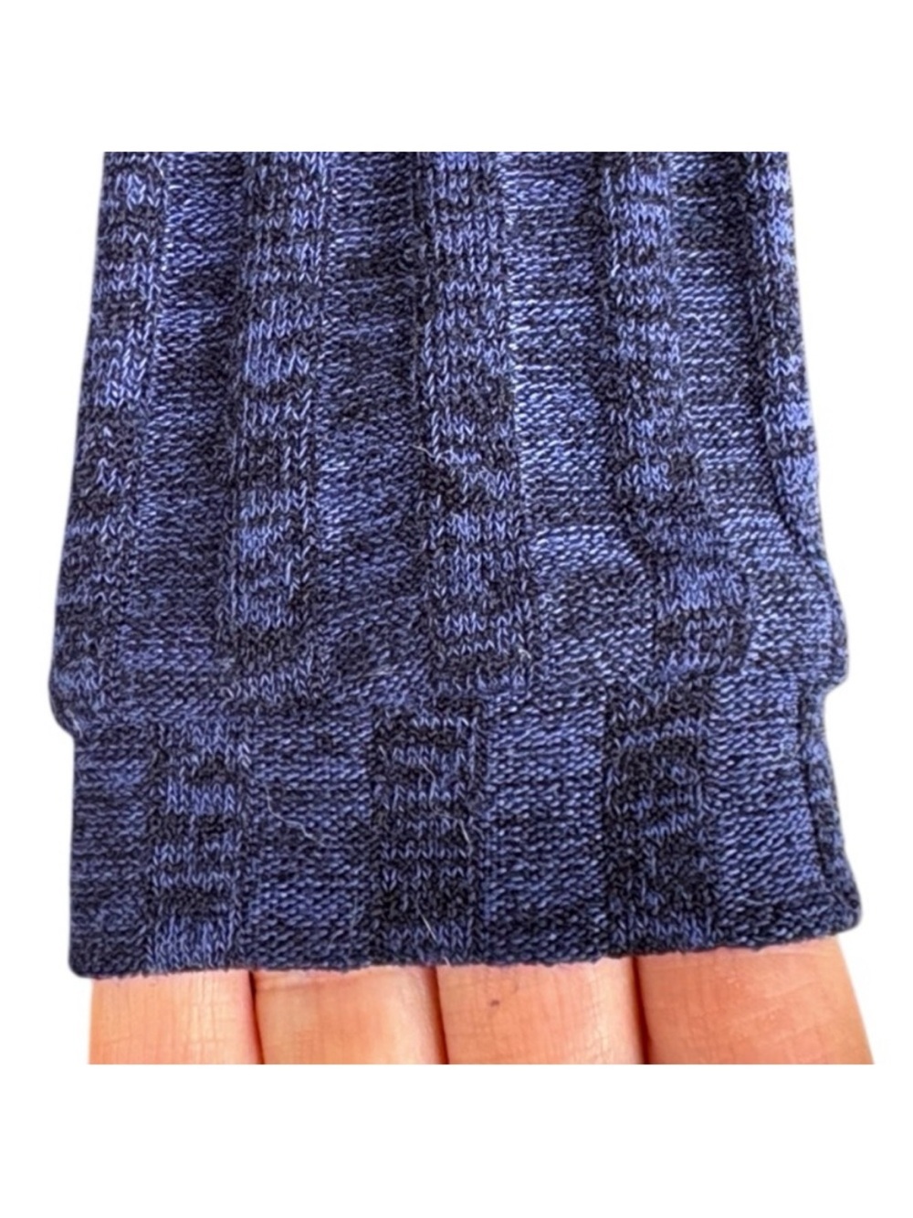 NWT EVEREVE PPLA Clothing Aggie Long Like Ribbed Duster Top Indigo Size XS - Picture 8 of 9